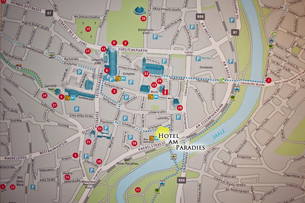 Cityhotel Jena Am Paradies Ngoại thất bức ảnh